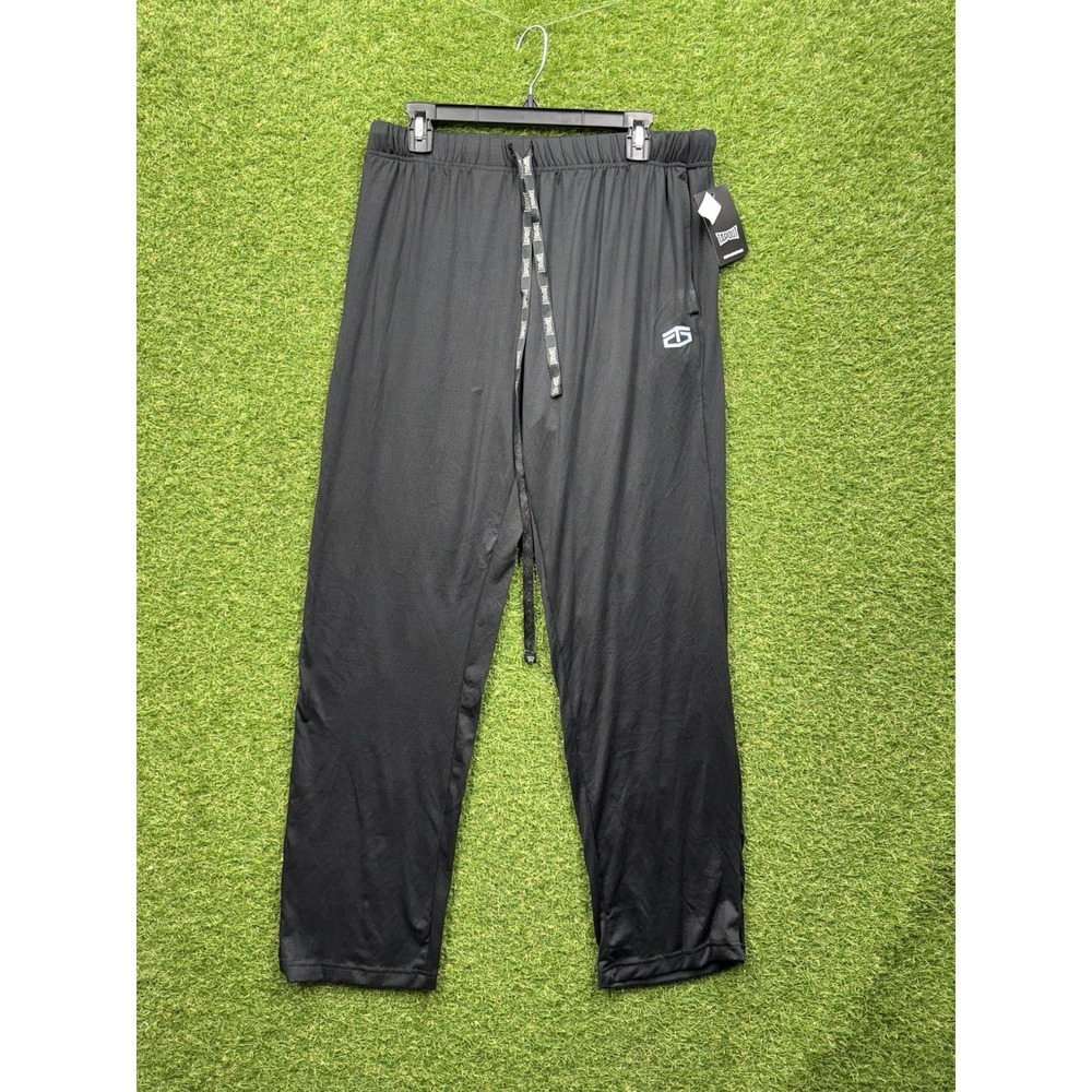 TAPOUT Sweatpants Mens Medium Sleepwear Lounge Pull On Casual Black y2k NWT